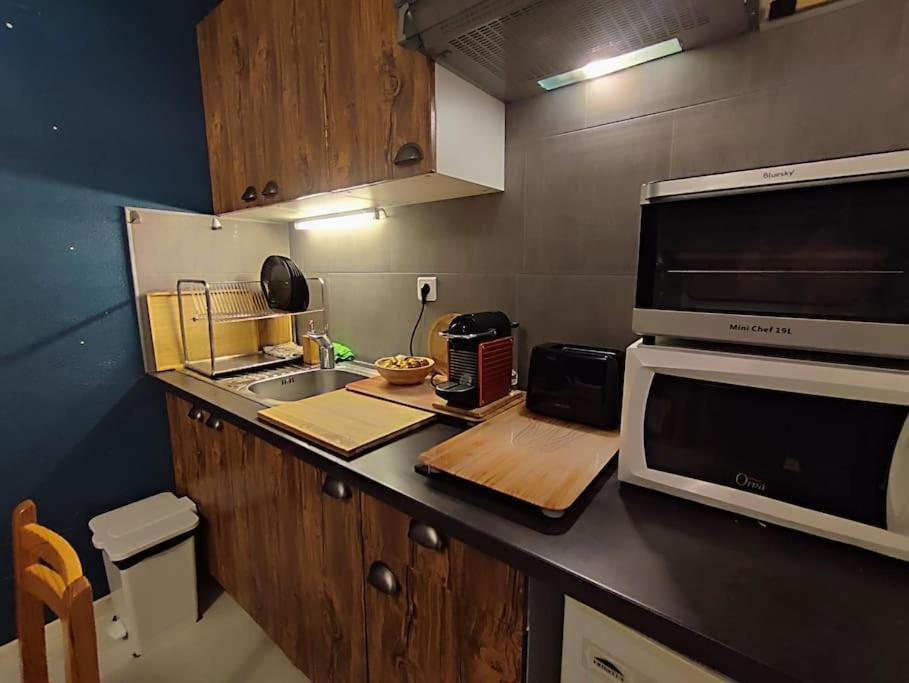 Studio Cosy 2100M Pied Des Pistes-Direct To Ski Slopes-Ski In Ski Out-La Plagne Aime 2000 ภายนอก รูปภาพ