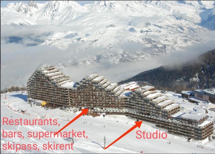 Studio Cosy 2100M Pied Des Pistes-Direct To Ski Slopes-Ski In Ski Out-La Plagne Aime 2000 ภายนอก รูปภาพ